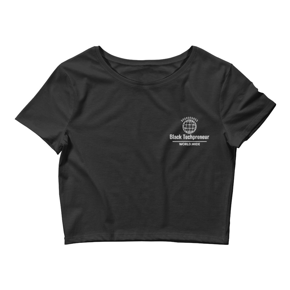 Women’s Embroidery Crop Tee